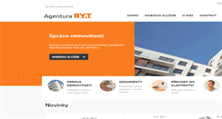 Desktop Screenshot of agenturabyt.cz